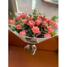 Букет 19 роз Анна Карина 50 см 