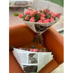 Букет 19 роз Анна Карина 50 см 