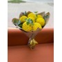 Хризантема желтая 7шт. Букет желтых хризантем 60 см.