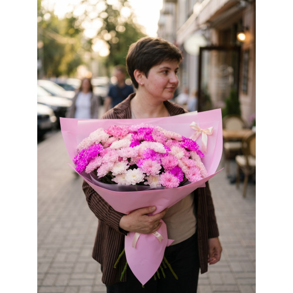 Букет Розовый калейдоскоп