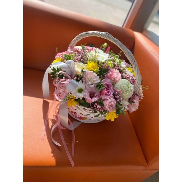 корзина цветов!