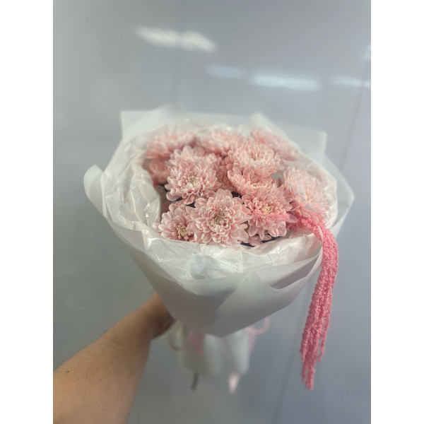 Букет розовый взрыв