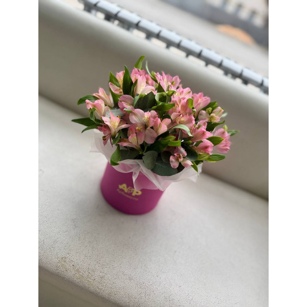 композиция розовая ваниль