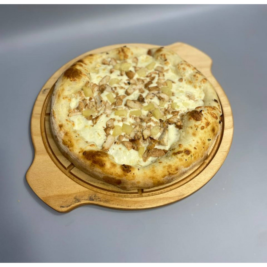 Пицца курица с ананасом 33 см