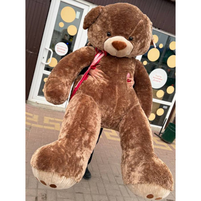01117 мишка лука 180 см коричневый