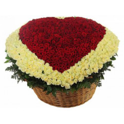 Сердца из роз