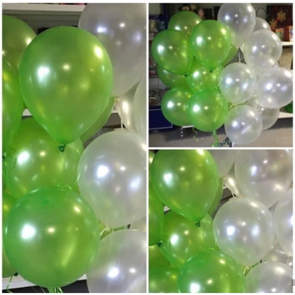 2 водопада однотонных шаров!