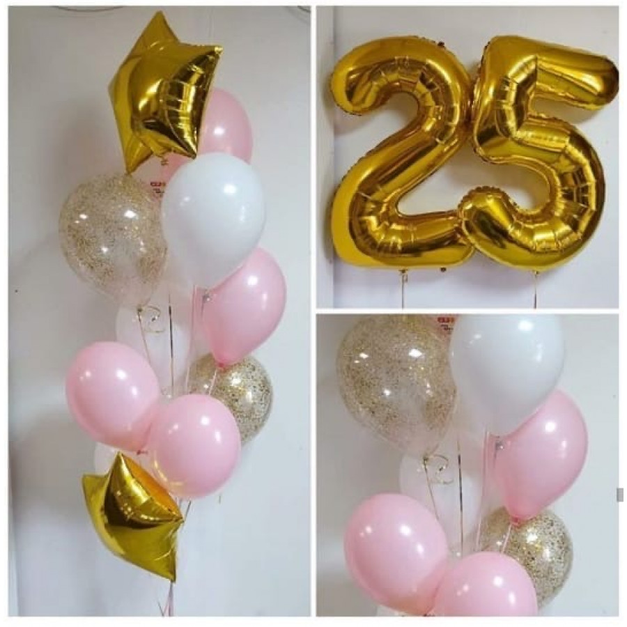 Композиция "С юбилеем!" на 25 лет.