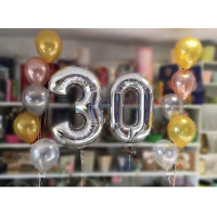 Композиция из шаров на 30 -лет