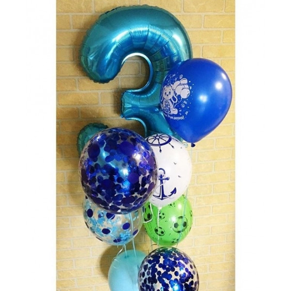 Шары на 3-летие мальчика!