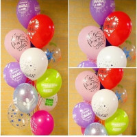 Водопад из 13 шаров для мамы!