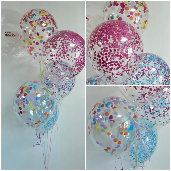 Воздушные шары с конфетти!