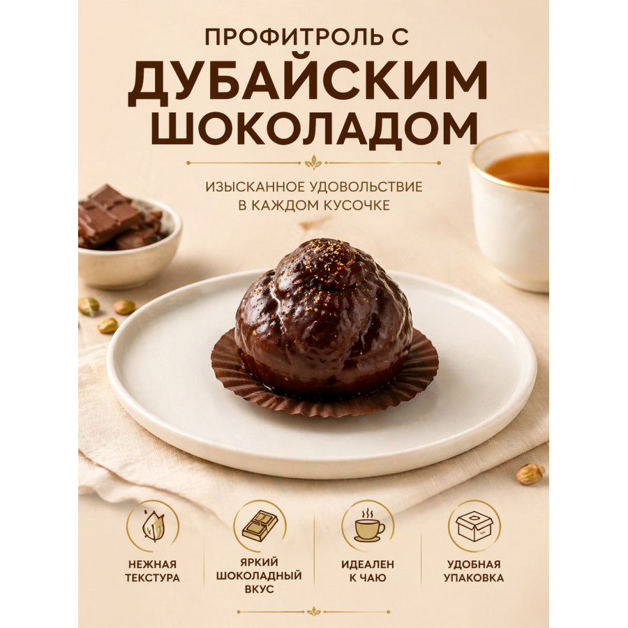 профитроль дубайский шоколад