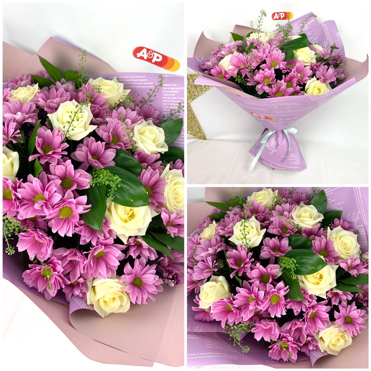 Букет в сиреневых оттенках