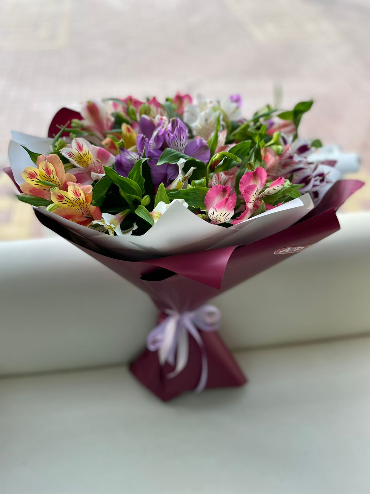 Букет "Гармония Альстромерий"