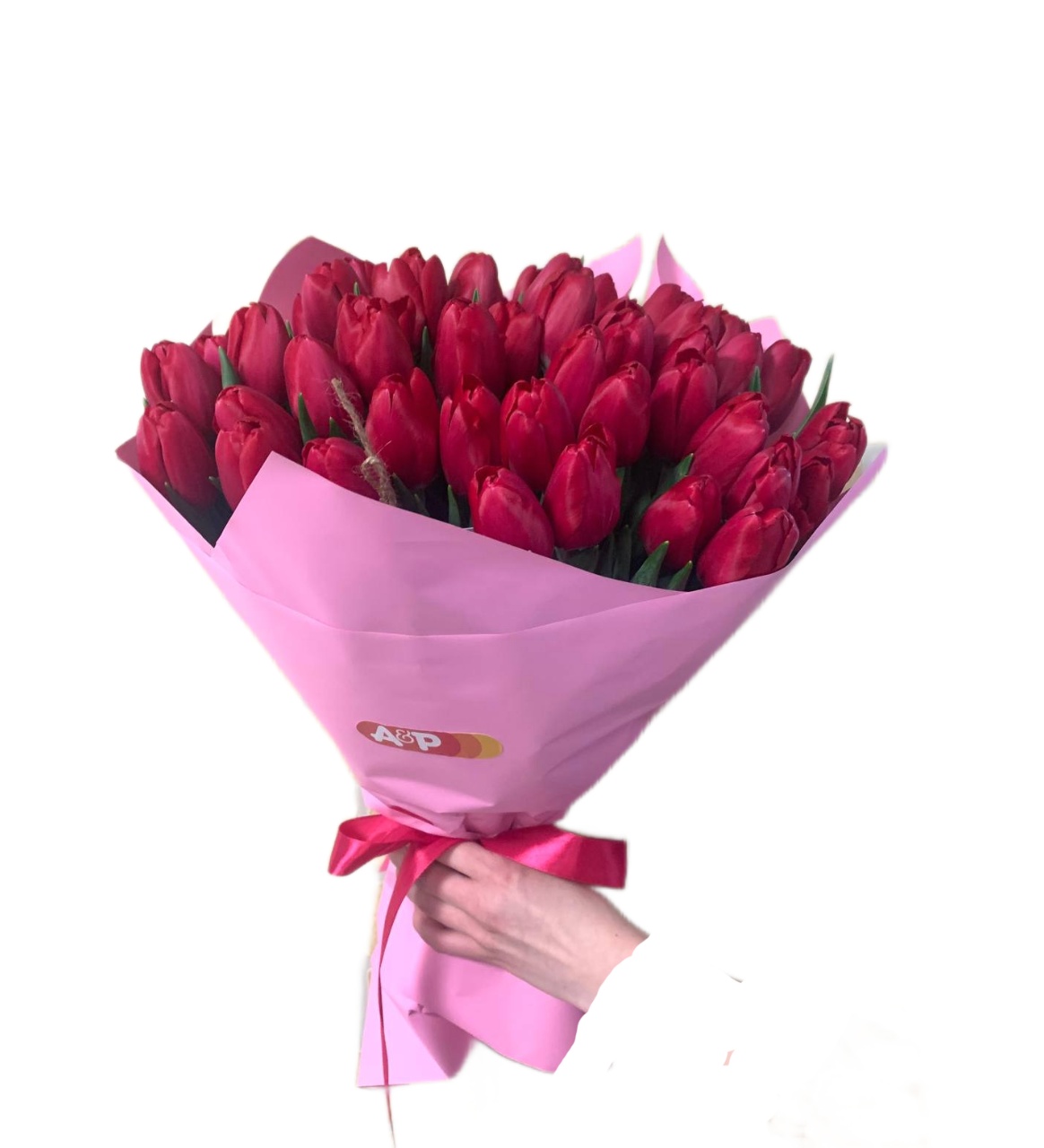 Букет 51 тюльпан 