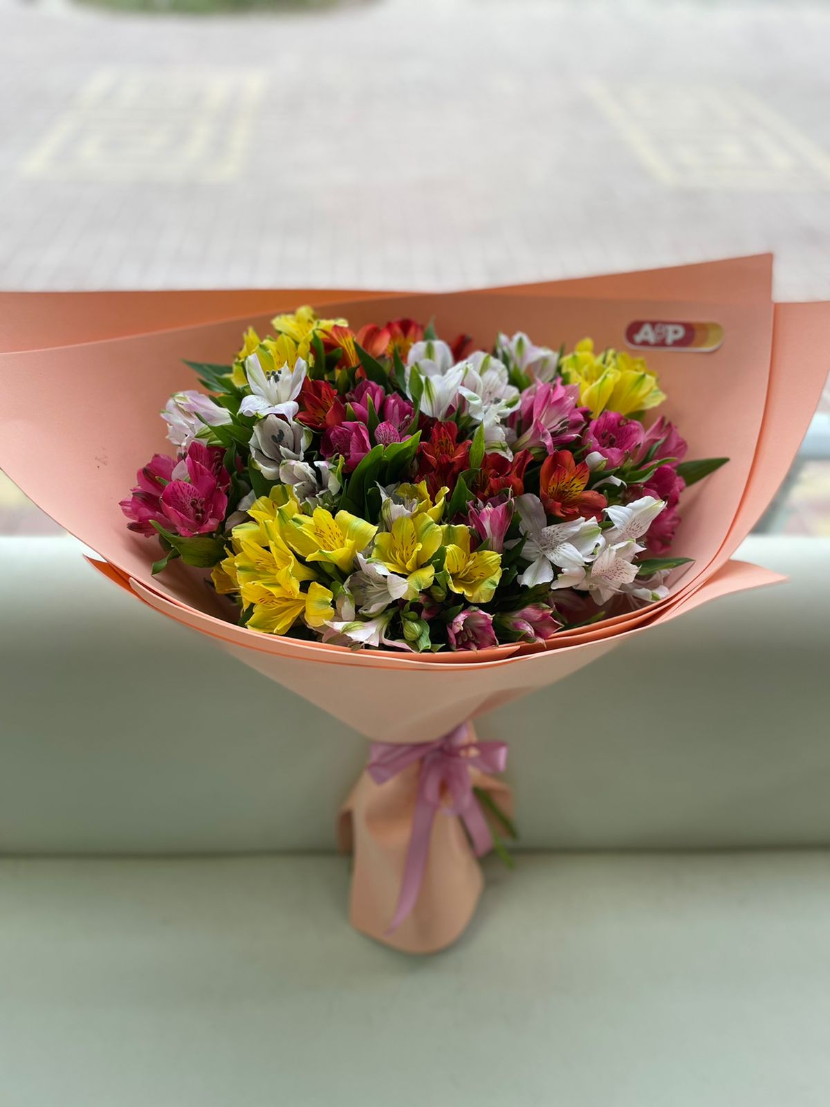 Букет из разноцветной альстромерии в фоамиране!