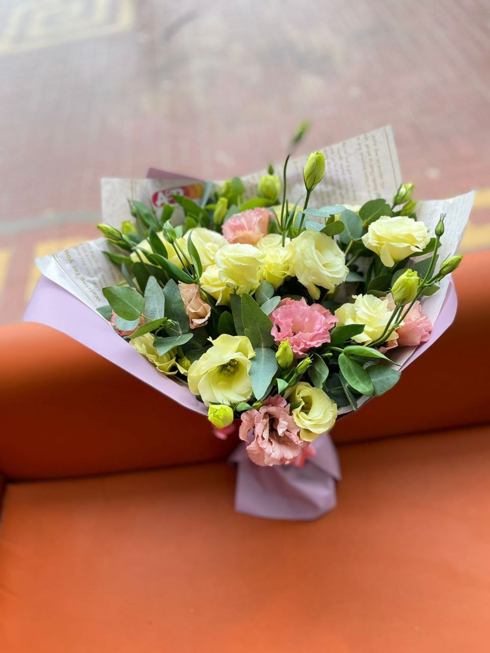 Букет с эустомой !