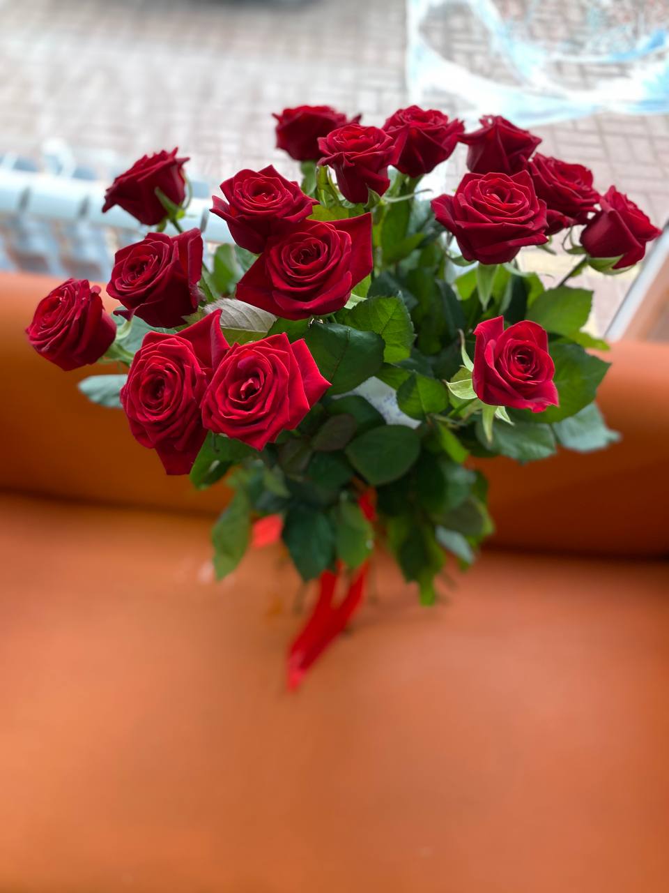 Розы Рэд Наоми 60 см 15 штук