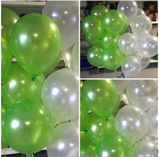 2 водопада однотонных шаров!