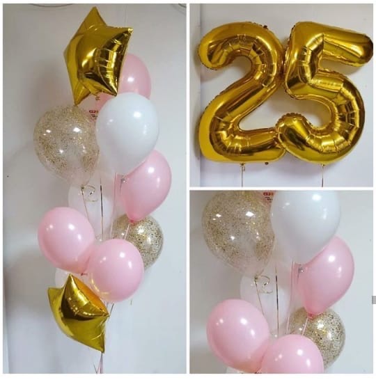 Композиция "С юбилеем!" на 25 лет.