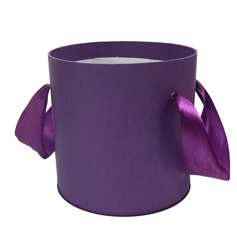 Коробка Шляпная с ручкой D12 H 15 см.