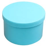 Коробка Шляпная с ручкой D18 H 15 см.