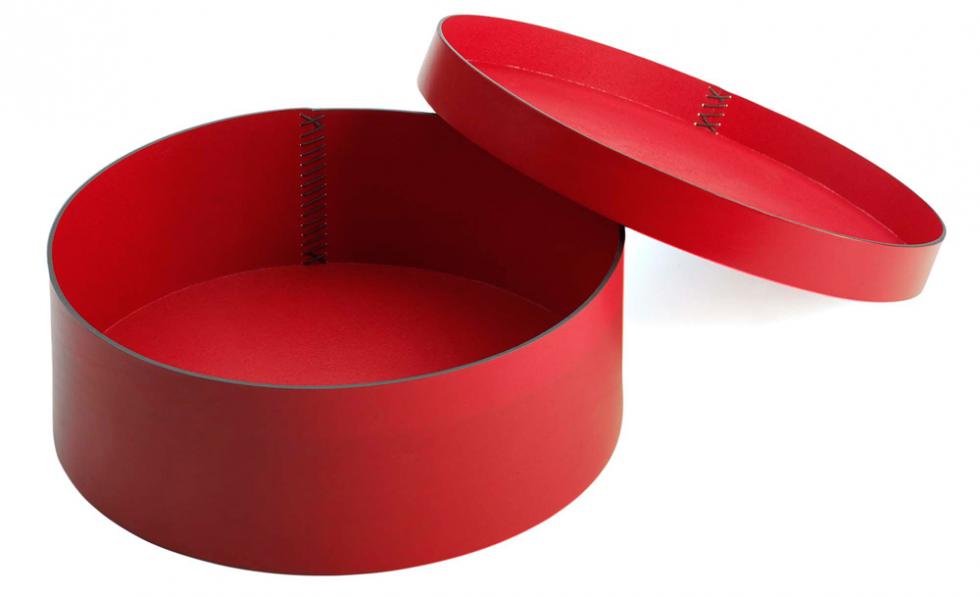 Коробка Шляпная с ручкой D35 H 15 см.