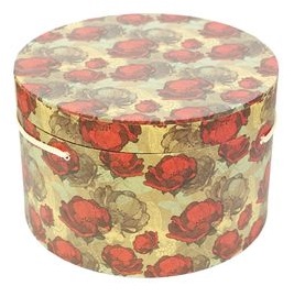 Коробка Шляпная с ручкой D35 H 30 см.