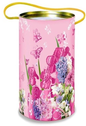 Коробка Шляпная с ручкой D35 H 50 см.