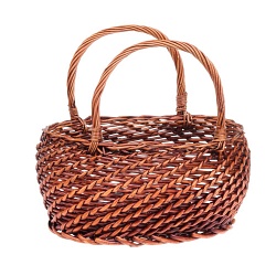 Корзина плетеная плетеная (ива), 32х18хН16/20х15 см (Коричневый)