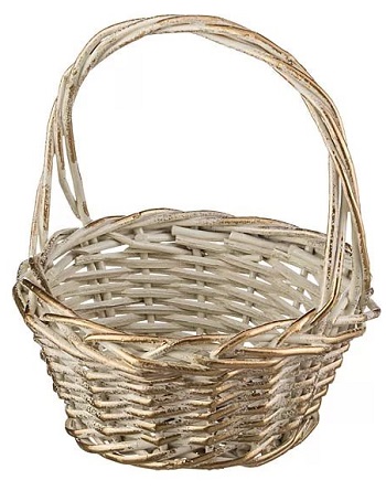 Корзина плетеная средняя