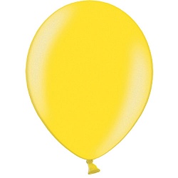 Шар 12''/30 см. Желтый, металлик.