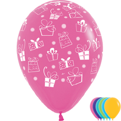 Шар (12''/30 см) Подарки, Ассорти