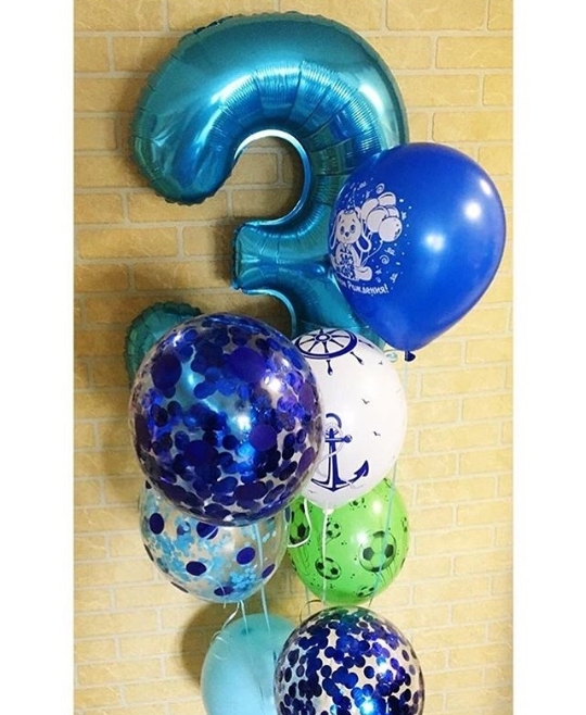 Шары на 3-летие мальчика!