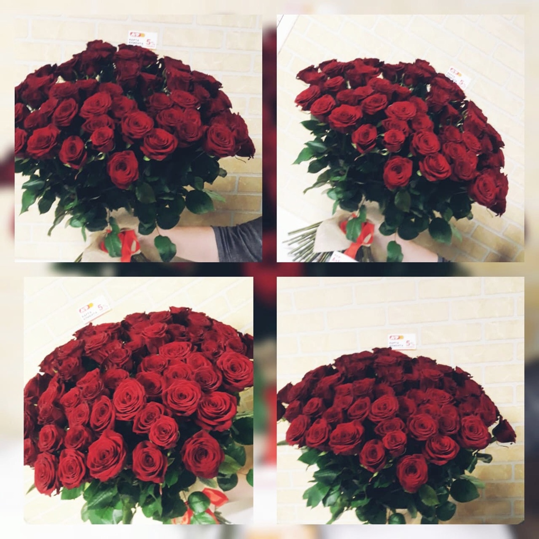 Шикарный букет из 67 роз!