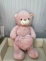 00292-160 медведь розовый 160 см