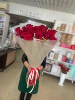 25 роз эквадор 120 см