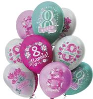 шары 8 марта